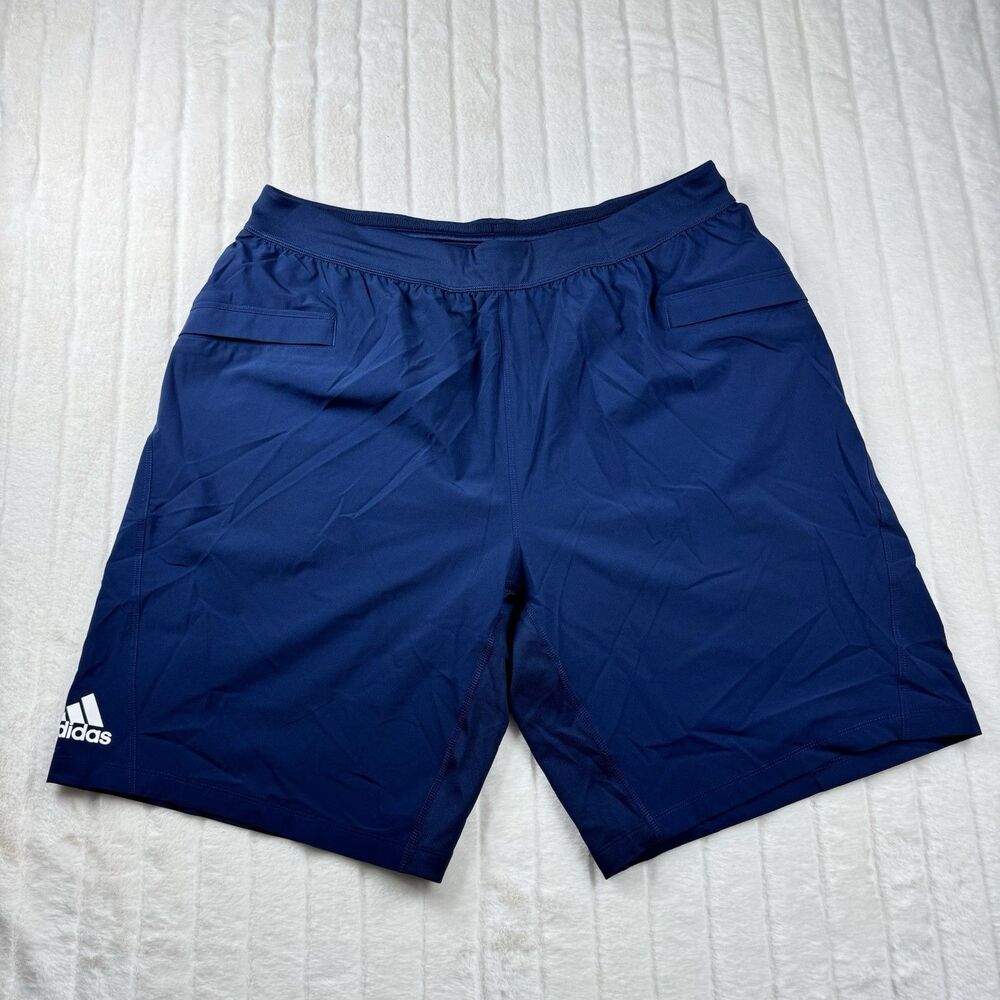 Adidas Men's Crazy Train Shorts Size XL Navy Climalite Performance Stretch NWT